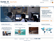 Tablet Screenshot of guerbet.com.cn