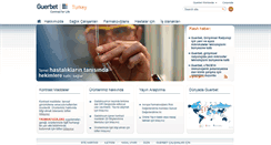 Desktop Screenshot of guerbet.com.tr
