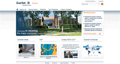 Desktop Screenshot of guerbet.co.kr