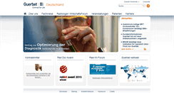 Desktop Screenshot of guerbet.de