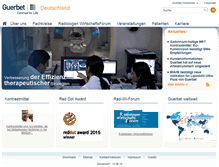 Tablet Screenshot of guerbet.de
