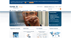 Desktop Screenshot of guerbet.com